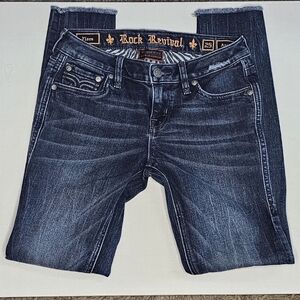 Rock Revival Dark Blue Skinny Jeans